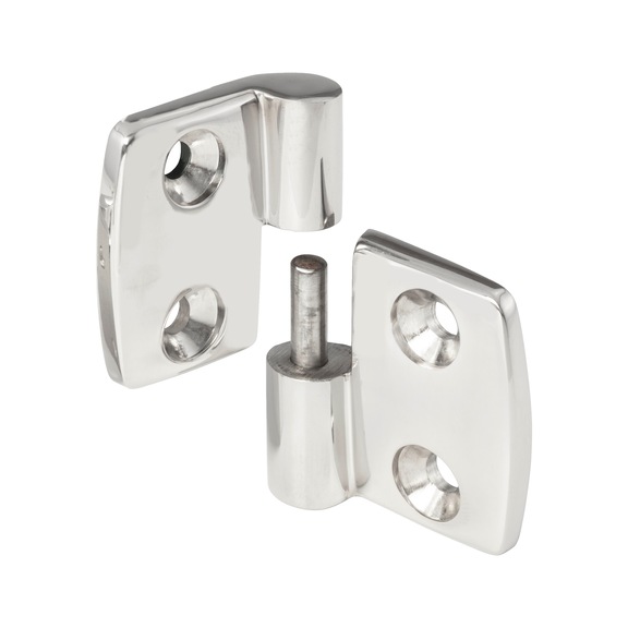 Stainless steel hinge Right and detachable - 1