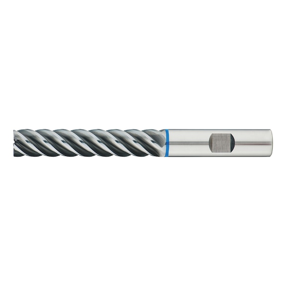 STC end mill Speedtwister-Inox, extra long XL, five cutting edges, uneven angle of twist gradient, 5xD - 1
