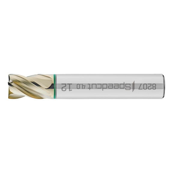 HPC-Schaftfräser Speedcut 4.0-Universal, kurz, Vierschneider, ungleiche Drallsteigung - 1