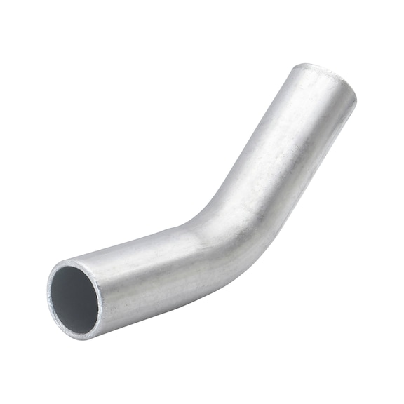 45° aluminium pipe bends