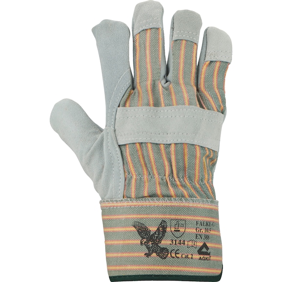Protective glove, leather - GLOV-ASATEX-FALKE-G