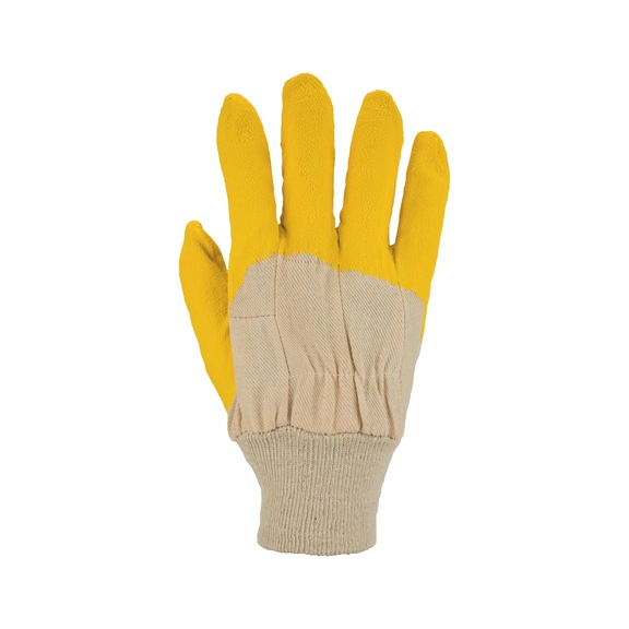 Protective glove, knitted and coated - GLOV-ASATEX-LS