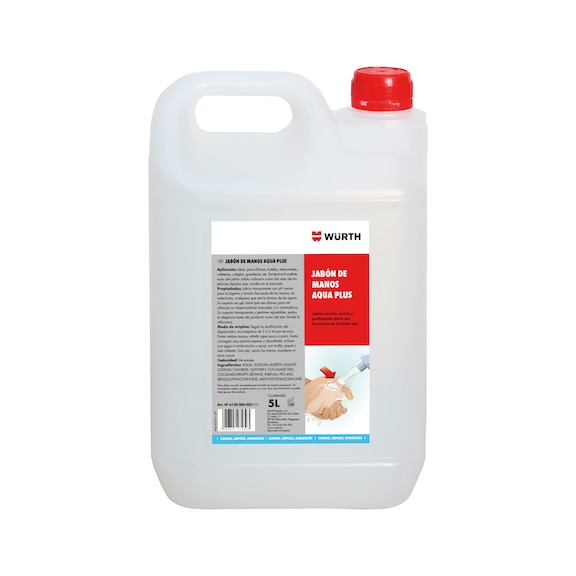 Jabón de manos  AQUA PLUS - JABON DE MANOS AQUA PLUS 5 L