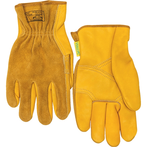 Protective glove, leather - GLOV-WELDAS-10-9334XL-XL/9,5