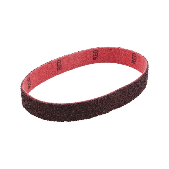 Non-woven sanding belt For RED PERFECT<SUP>®</SUP> 3D tube belt sander - SNDBL-FLC-MEDIUM-35X650MM