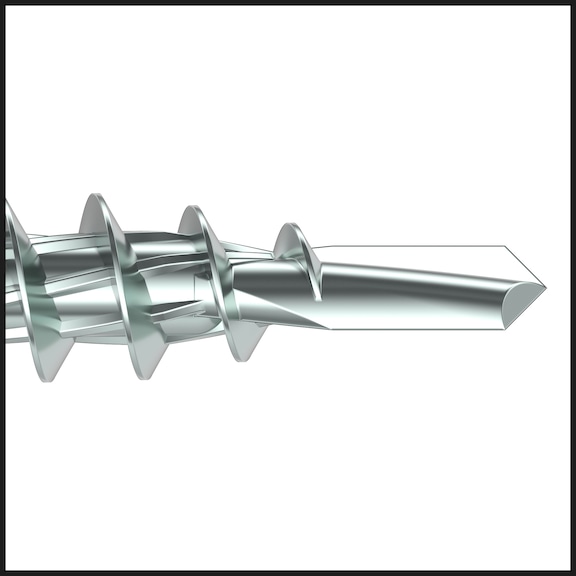 ASSY<SUP>®</SUP>plus 4 BP MDF rear panel screw Hardened zinc plated steel full thread washer head - 6