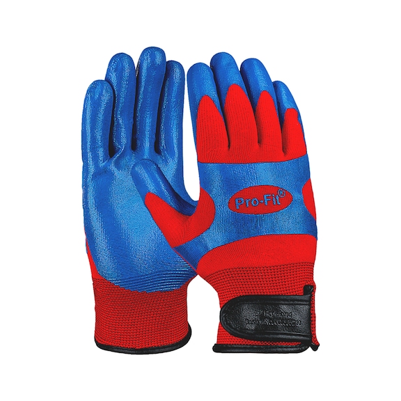 Protective glove, nitrile