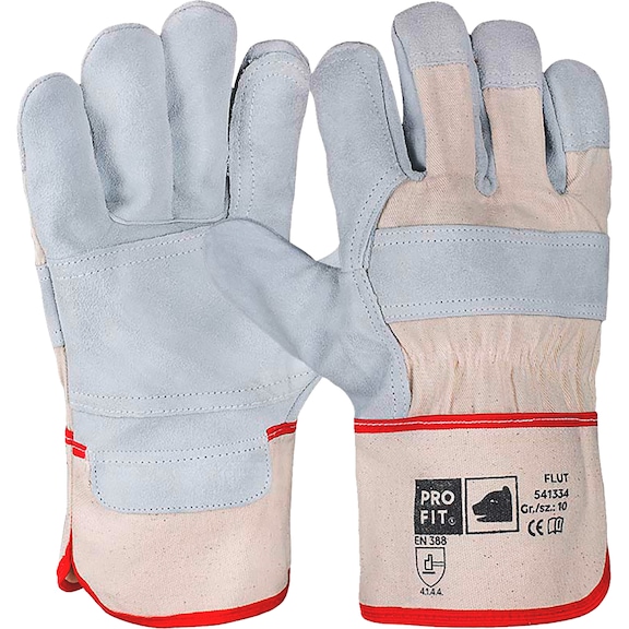 Protective glove, leather - GLOV-FITZNER-FLUT-541334-SZ10