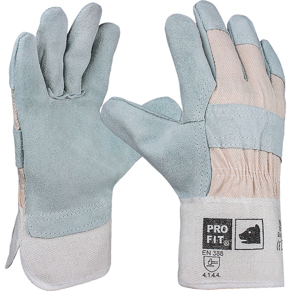 Protective glove, leather - GLOV-FITZNER-BRISE-550117-SZ11