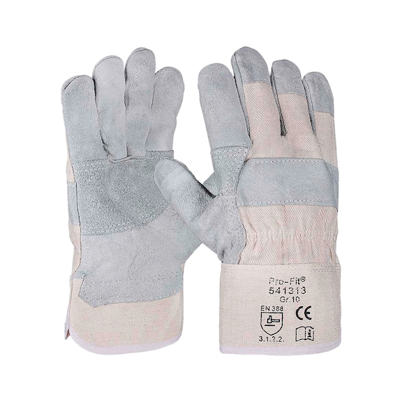 Protective glove, leather - GLOV-FITZNER-DÜNE-541313-SZ10