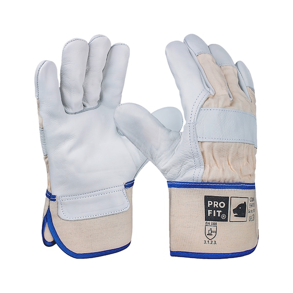 Protective glove, leather - GLOV-FITZNER-ODIN-554113-SZ10