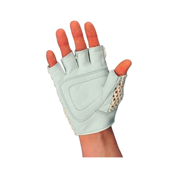 Protective glove, leather