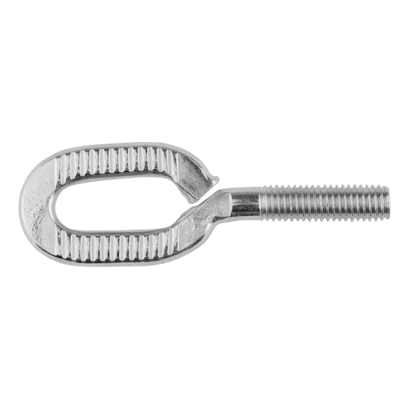 Oval eye screw With metric thread, zinc-plated steel, blue passivated (A2K)