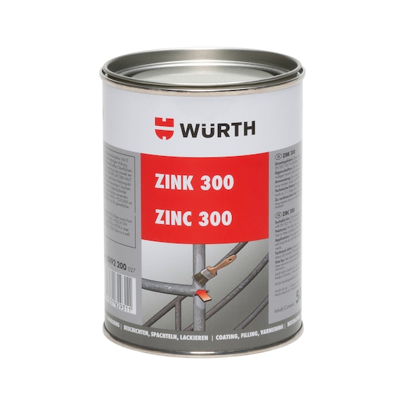 Corrosion protection coating Zinc 300 - CORRPROTLAC-ZINC300-SPREADABLE-500ML