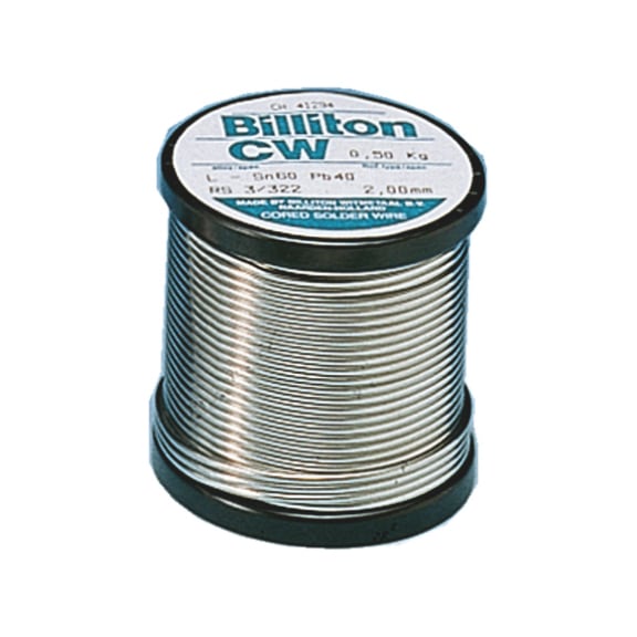 Soft solder, electronic solder, contains lead