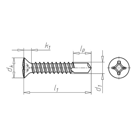 Self-drilling window construction screw FEBOS<SUP>®</SUP> - 2