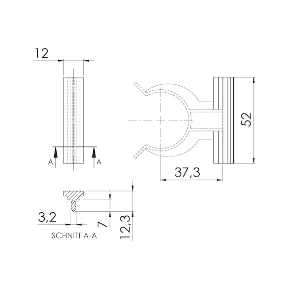 Base cover clamping bracket - 2