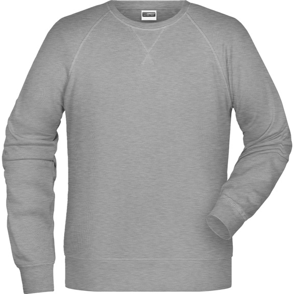 Work jumper Men's sweatshirt JN8022 - SWEATSHIRT-JN8022-ALBOHN-GRAY-S-NSP