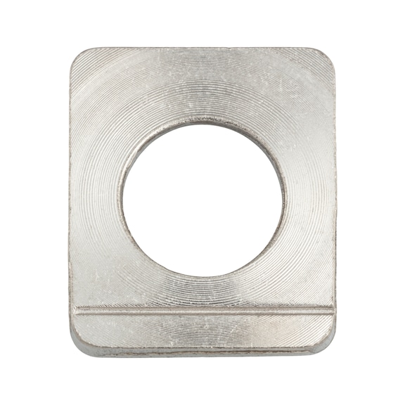 Square wedge-shaped washer DIN 435, A4 stainless steel, for I-section - 1