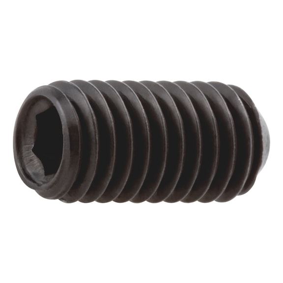 Hexagon socket set screw with ring cutter - 1