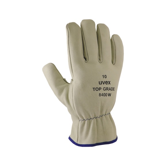 Protective glove, leather - PROTGLOV-UVEX-TOP-GRADE-8400-GR.8