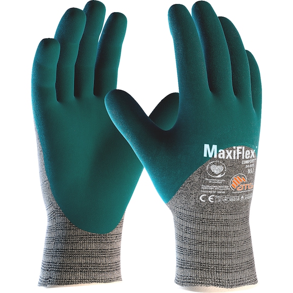 Ochranné rukavice, velké, ATG 34-925 - GLOVE-MAXIFLEX-COMFORT-34-925-SZ9