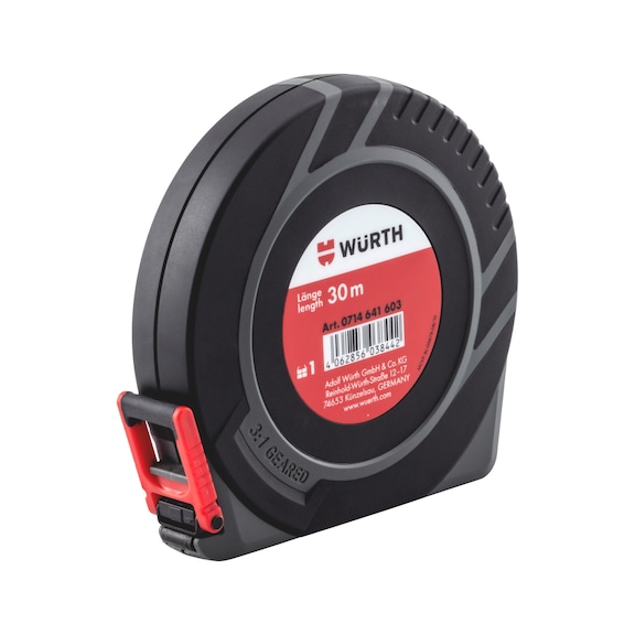 Steel enclosed tape measure With 3:1 crank ratio for retracting the tape three times faster - 5