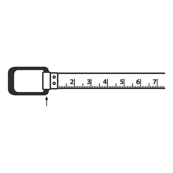 Fibreglass tape measure capsule With ratio - 2
