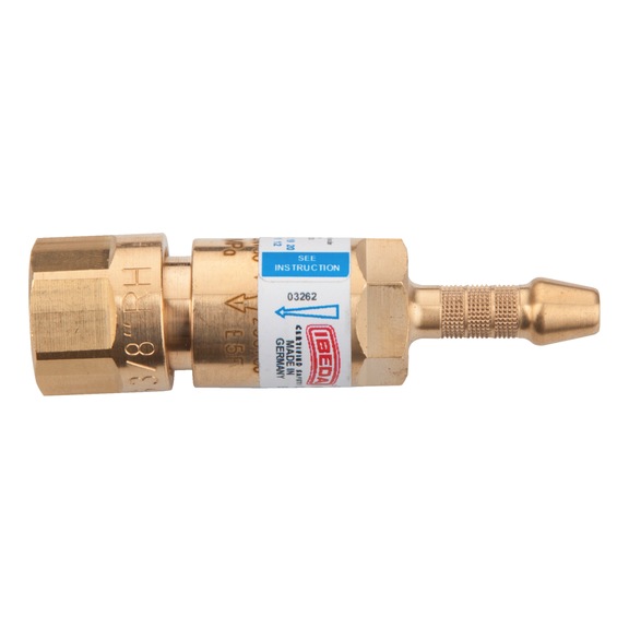 Backfire guard oxygen - BACK-PRESSURE VALVES 3/8.OXY 6/8MM