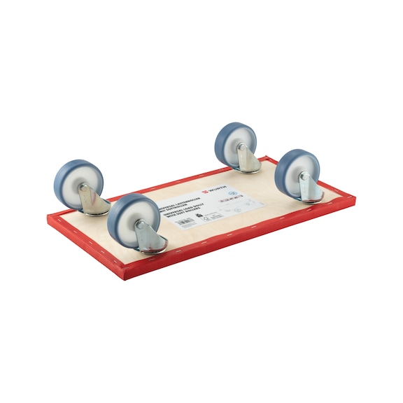 Universal load dolly with soft rollers - 3