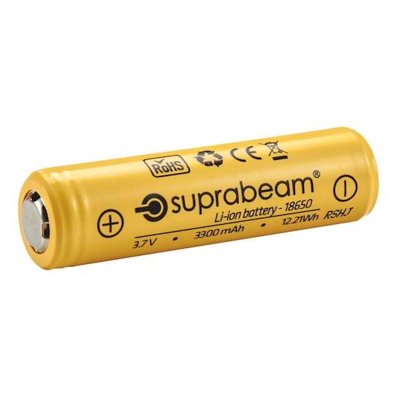 Battery for Suprabeam LED pocket torch - BTRY-(F.TRCH-SUPRABEAM-Q3R/Q5)-3,7V