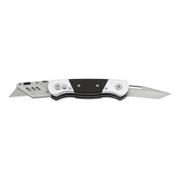 Combination pocket knife - KNFE-W.CUTTER-BLACK-L120MM