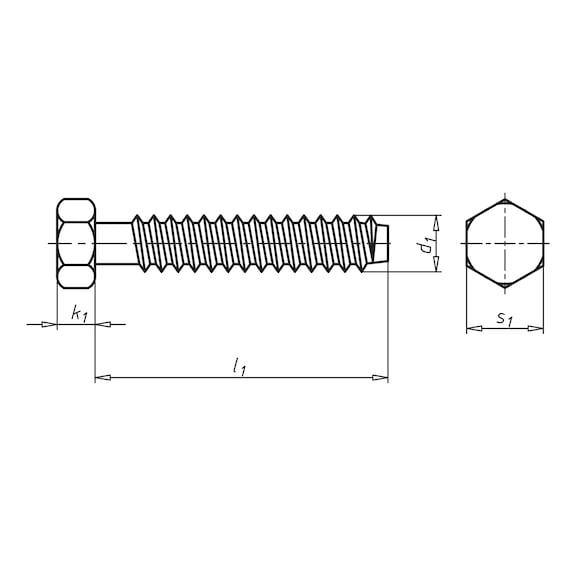 Façade construction screw with hexagon head Faba<SUP>®</SUP> Type BZ - 2