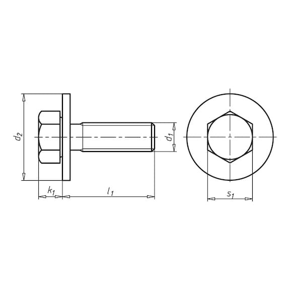 Screw and washer assembly  Type 2 - 2