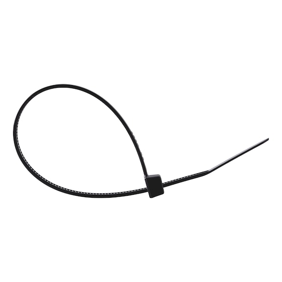 Kabelbinder KBL 2 schwarz mit Kunststoffzunge - KBLBIND-KST-UL-IEC 62275-SCHW-4,8X188MM