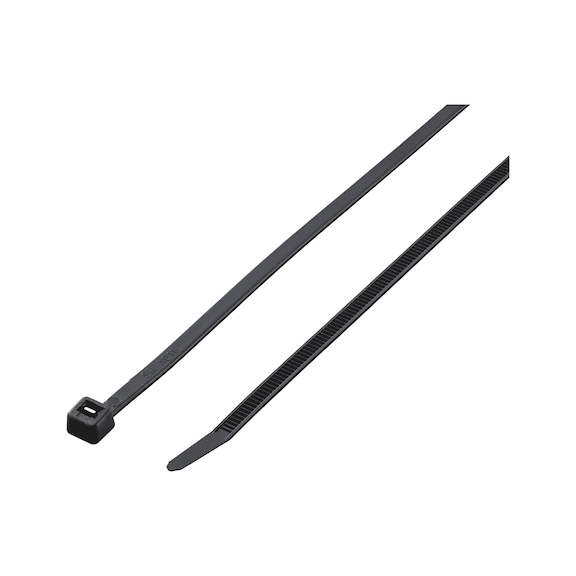 Cable tie KBL 2 black With plastic latch - CBLTIE-PLA-UL-IEC 62275-BLCK-3,6X140MM