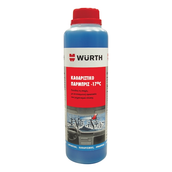 Windscreen cleaner with anti-freeze -17°C