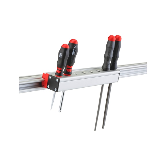 Holder for CLIP-O-FLEX rail screwdriver 2 - COF-HALTER-SCREWDRIVEFLEX-8FACH