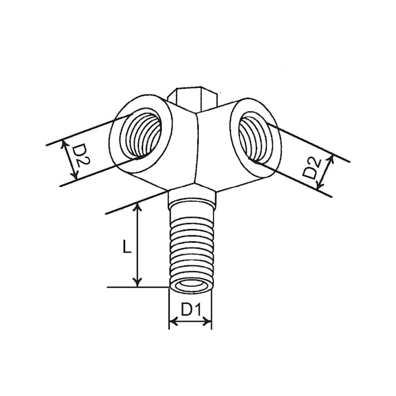 Drieweg BRK-verbinder met schutbordkoppeling - 2
