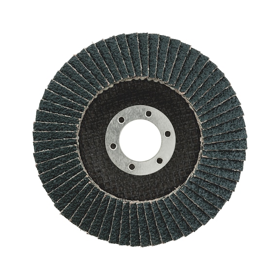 Disque de meulage segmenté pour acier inoxydable - DISQUE-A-LAMELLES-ZEBRA-115X22-GR40