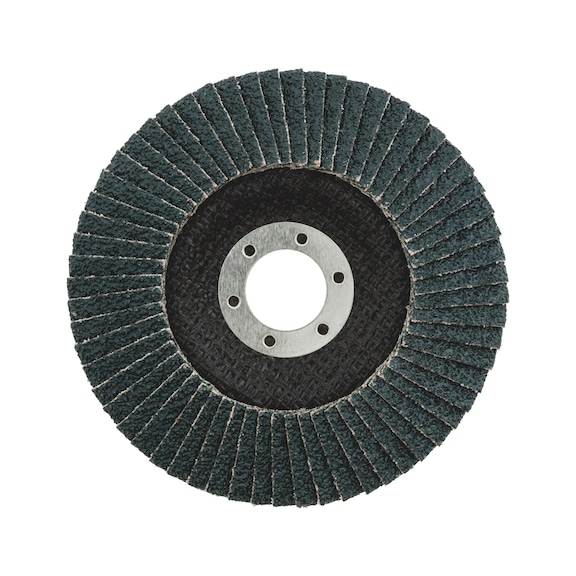 Disque de meulage segmenté pour acier inoxydable - DISQUE-A-LAMELLES-ZEBRA-125X22-GR40