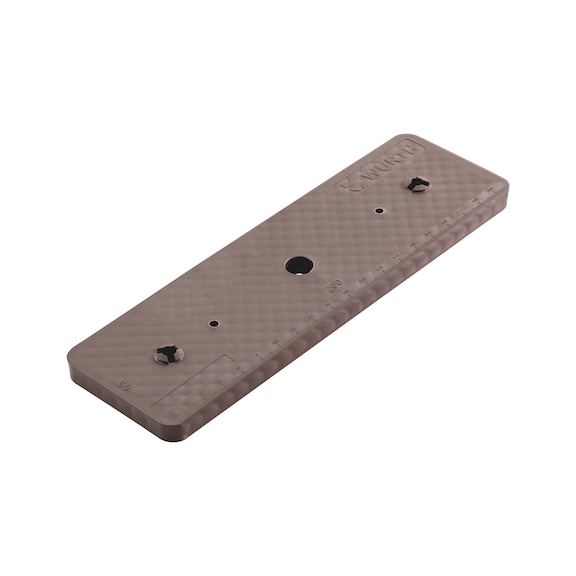 XL mounting block - MNTBLOCK-XL-BROWN-60X200X10MM