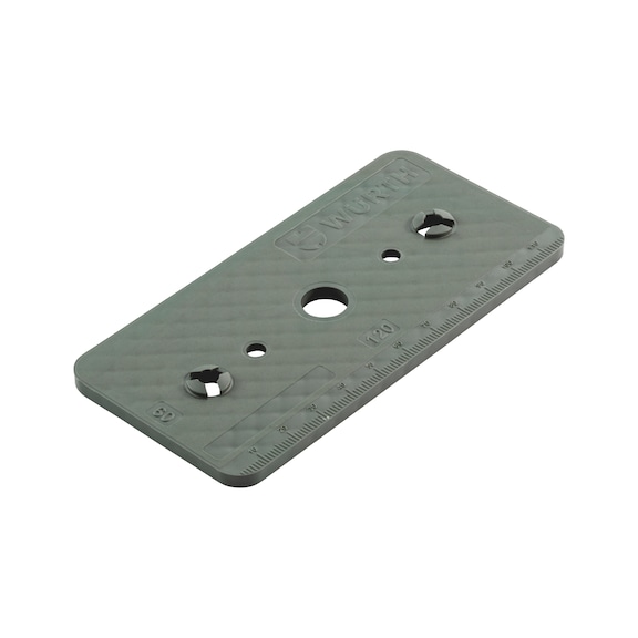 XL mounting block - MNTBLOCK-XL-GREEN-60X160X5MM