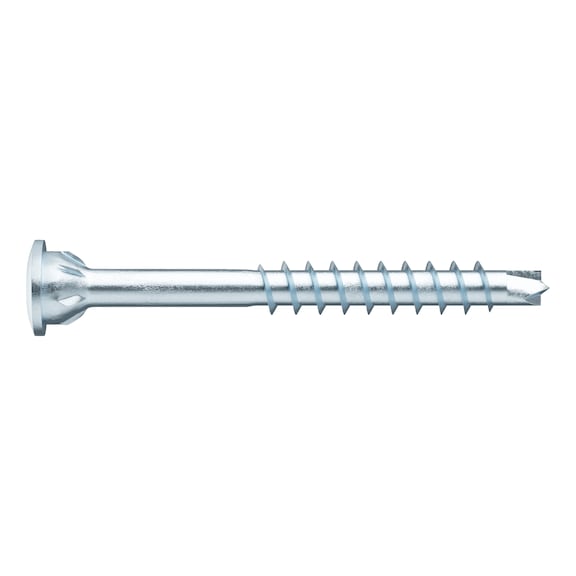 ASSY<SUP>®</SUP>plus 4 TH glass strip screw Hardened zinc-plated steel partial thread top head 60° - 1