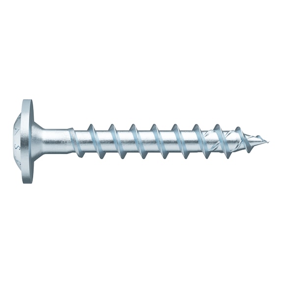 ASSY<SUP>®</SUP> 4 WH post screw Steel zinc plated full thread washer head - 1