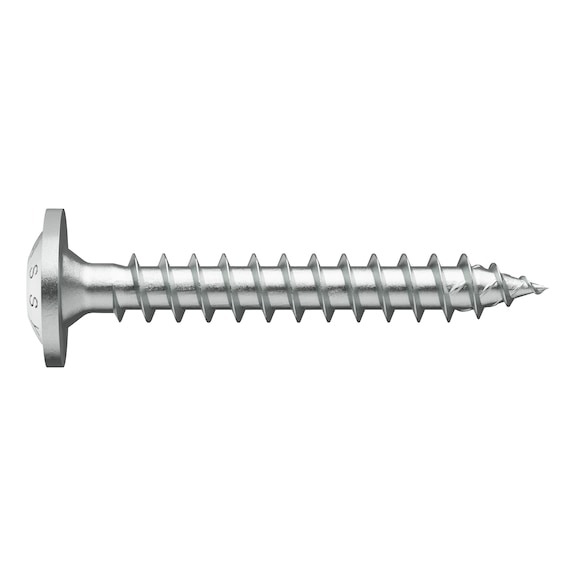 ASSY<SUP>®</SUP> 4 A2 WH post screw A2 stainless steel plain full thread washer head - 1