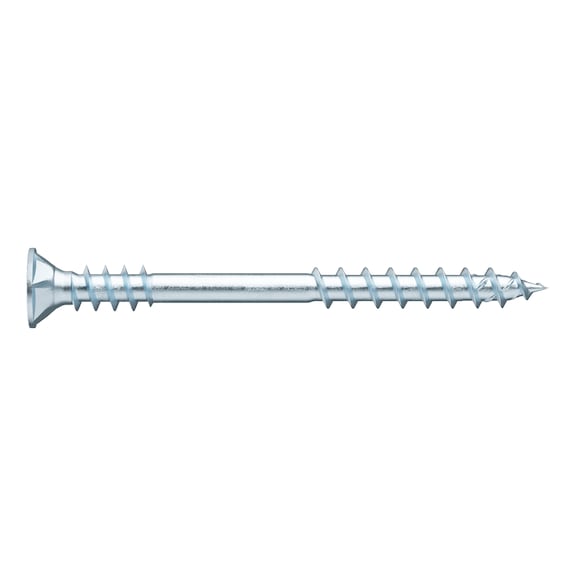 ASSY<SUP>®</SUP> 4 P CSMP universal screw Steel zinc plated partial thread with underhead thread milling pockets head - 1