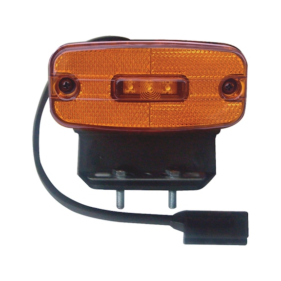 LED side marker light 24V Universal - SML-3LED-YELLOWORANGE-CABLE1,5M-24V