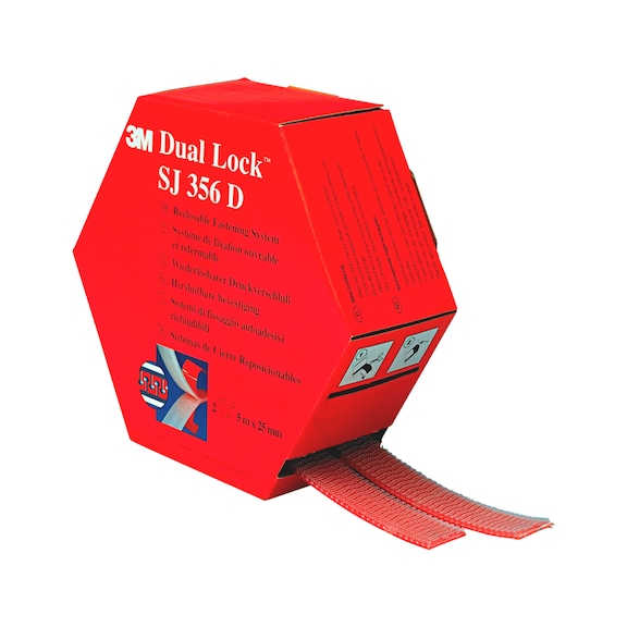 3M™ Dual Lock™ self-adhesive fastening tape - SJ356D DU LOCK DRUCKVER.REF. 34519