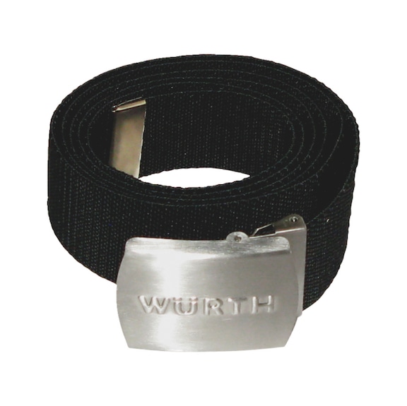 Fleksibelt belte, metallspenne - ARBEIDSBELTE ELASTISK SORT. L 146CM